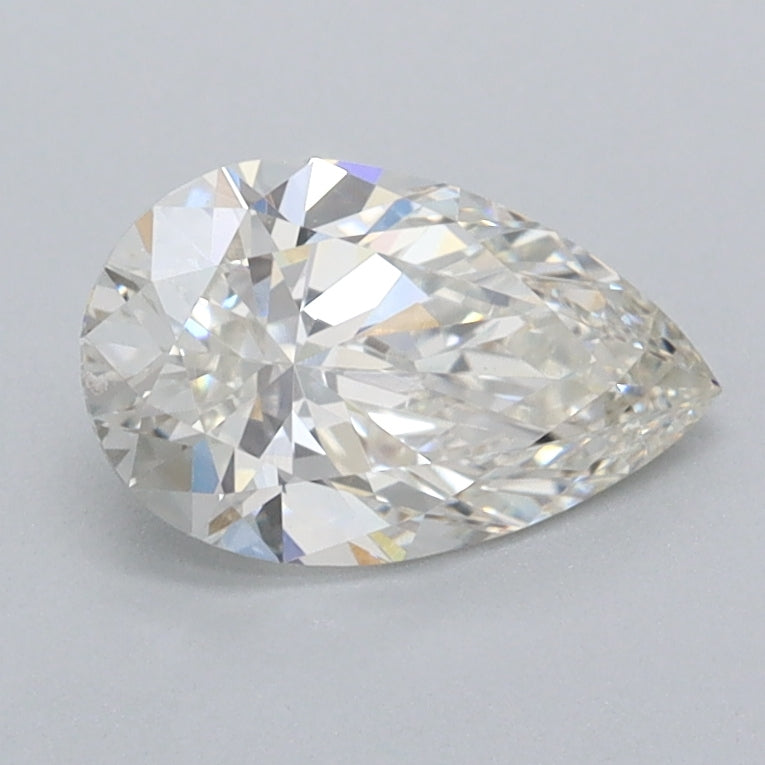 1.00 Carat Pear Shaped, Ideal Cut, G Color, FL Clarity, IGI Certified Lab Grown Diamond