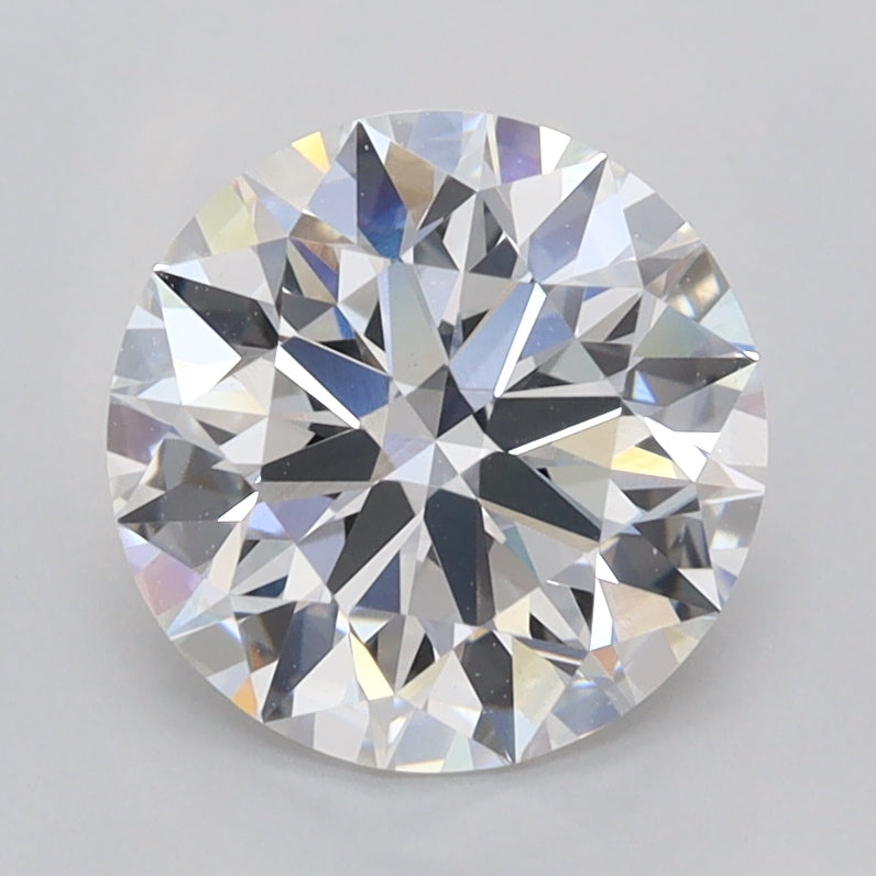 2.04 Carat Round Shaped, Ideal Cut, D Color, VVS2 Clarity, IGI Certified Lab Grown Diamond