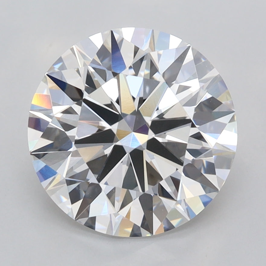 3.03 Carat Round Shaped, Ideal Cut, E Color, VVS2 Clarity, IGI Certified Lab Grown Diamond