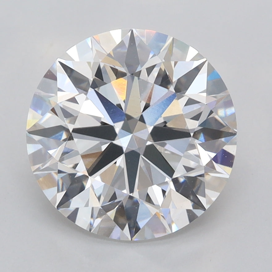 3.03 Carat Round Shaped, Ideal Cut, E Color, VVS2 Clarity, IGI Certified Lab Grown Diamond