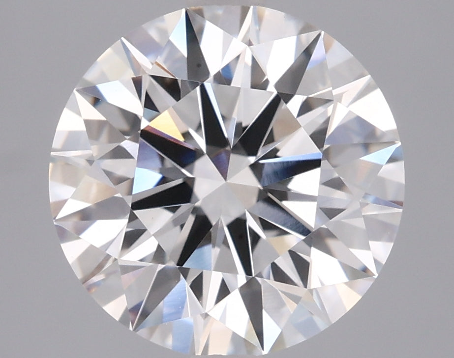 3.03 Carat Round Shaped, Ideal Cut, F Color, VVS2 Clarity, IGI Certified Lab Grown Diamond