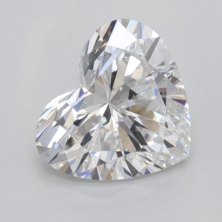 1.51 Carat Heart Shaped, Excellent Cut, E Color, VVS1 Clarity, IGI Certified Lab Grown Diamond