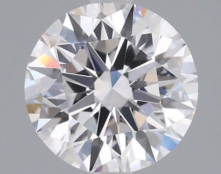 1.54 Carat Round Shaped, Ideal Cut, D Color, VVS2 Clarity, IGI Certified Lab Grown Diamond
