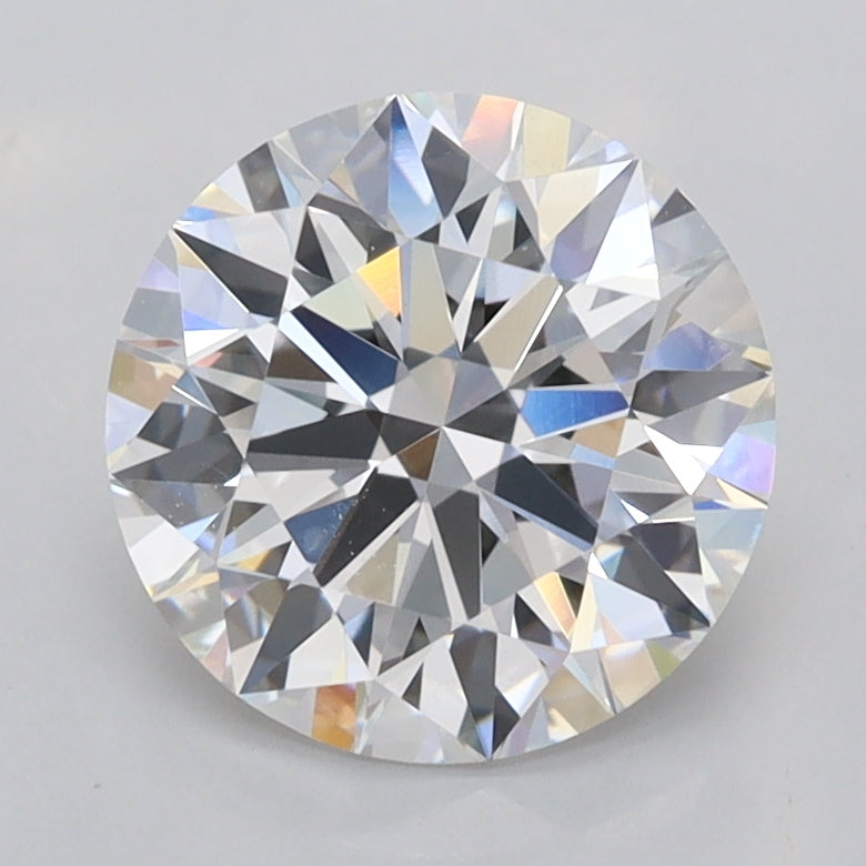 2.03 Carat Round Shaped, Ideal Cut, D Color, VVS2 Clarity, IGI Certified Lab Grown Diamond