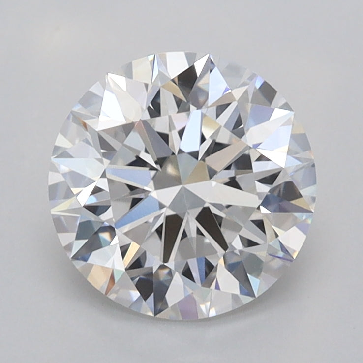 1.53 Carat Round Shaped, Ideal Cut, D Color, VVS1 Clarity, IGI Certified Lab Grown Diamond