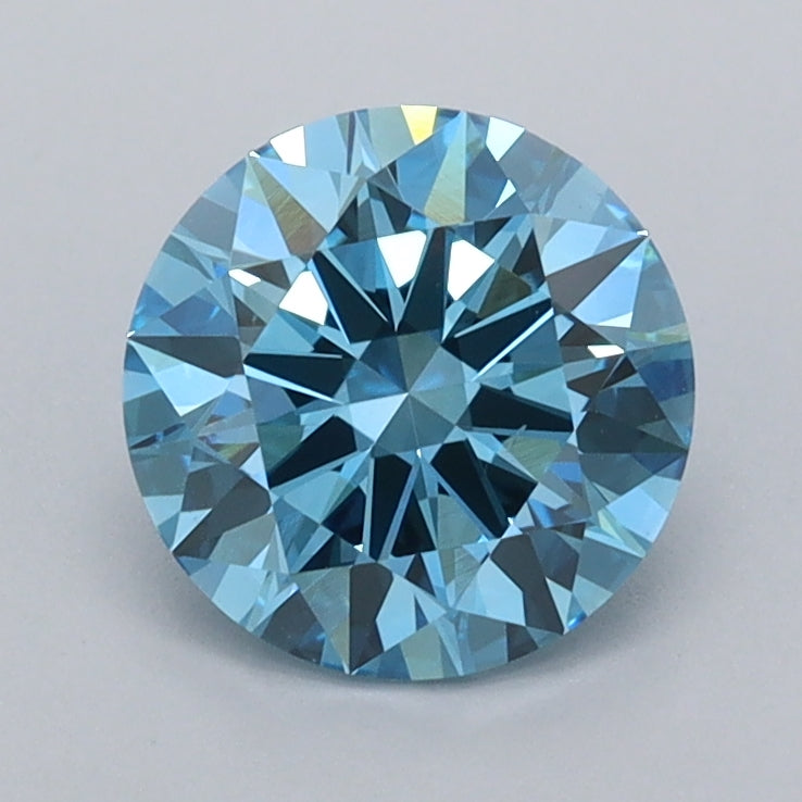 1.35 Carat Round Shaped, Ideal Cut, VVS2 Clarity, IGI Certified Lab Grown Diamond