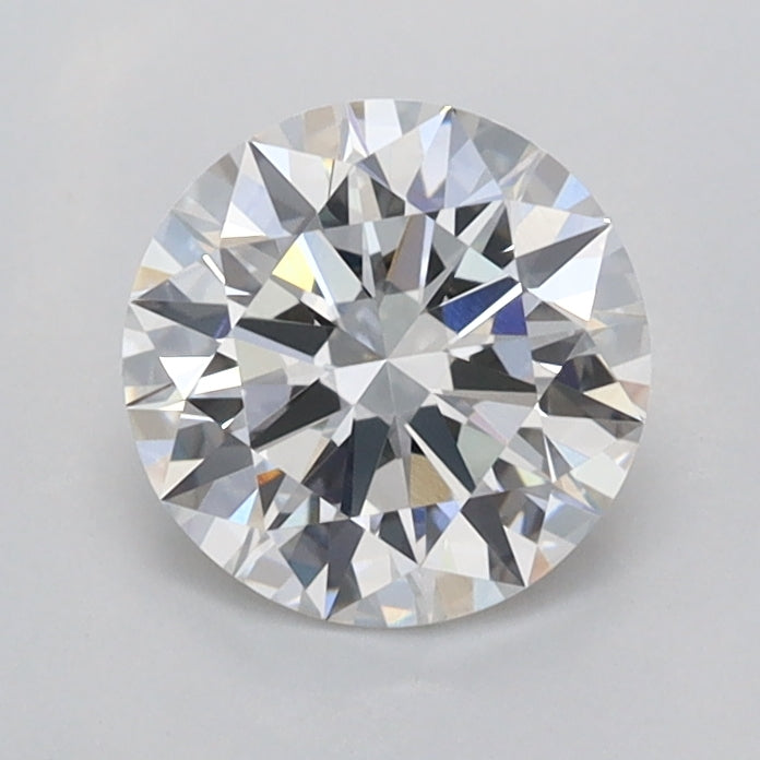1.09 Carat Round Shaped, Ideal Cut, D Color, VVS2 Clarity, IGI Certified Lab Grown Diamond