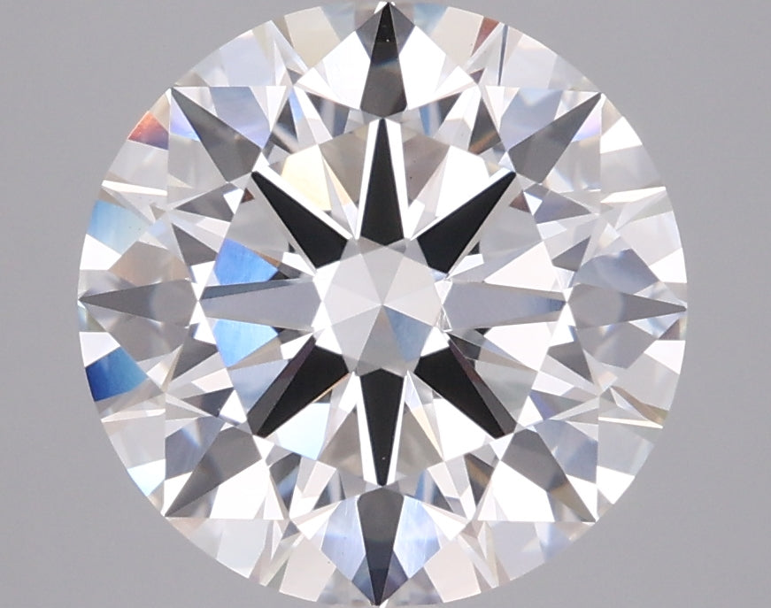 4.13 Carat Round Shaped, Excellent Cut, E Color, VVS2 Clarity, IGI Certified Lab Grown Diamond