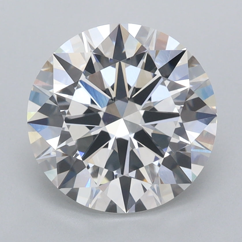 2.52 Carat Round Shaped, Excellent Cut, E Color, VVS2 Clarity, IGI Certified Lab Grown Diamond