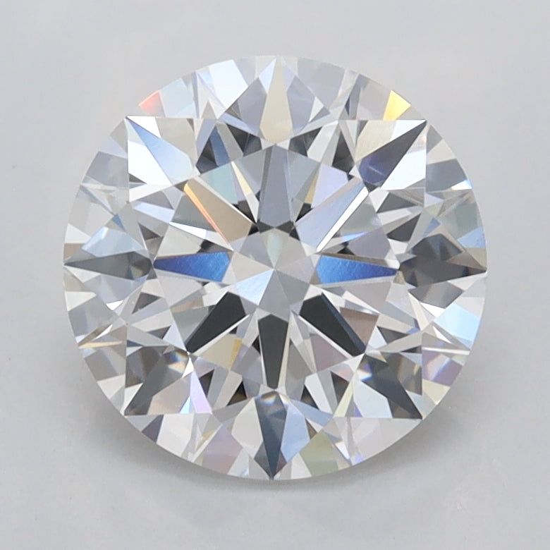 2.06 Carat Round Shaped, Excellent Cut, D Color, VVS2 Clarity, IGI Certified Lab Grown Diamond