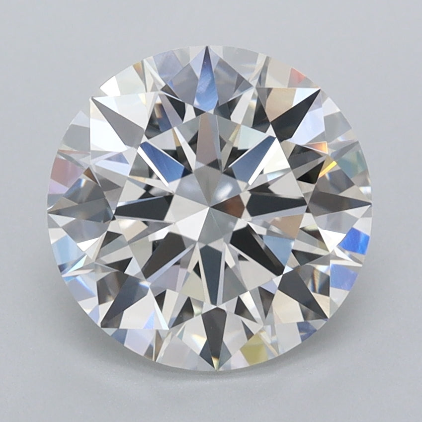 2.53 Carat Round Shaped, Ideal Cut, E Color, VVS2 Clarity, IGI Certified Lab Grown Diamond