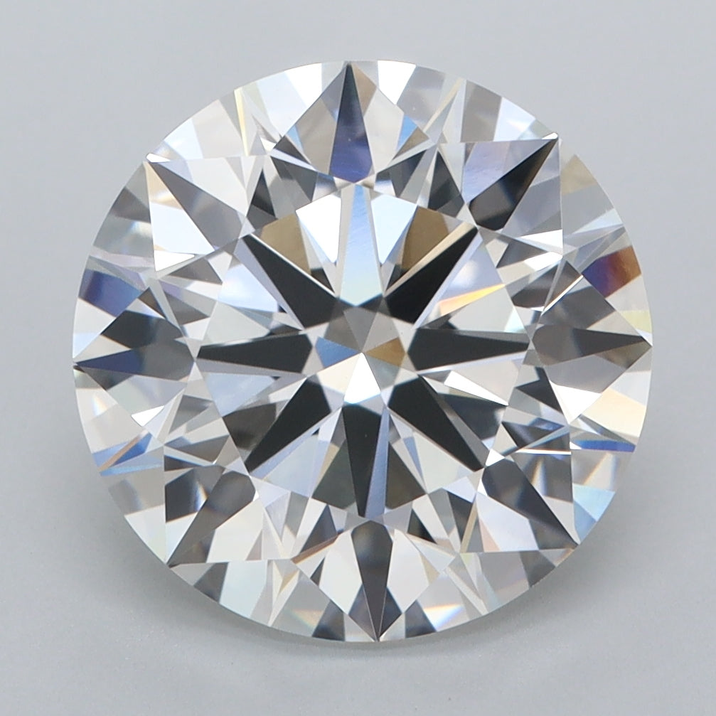 5.01 Carat Round Shaped, Ideal Cut, E Color, VVS2 Clarity, IGI Certified Lab Grown Diamond