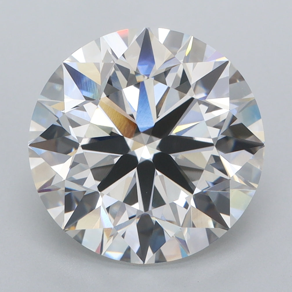 5.05 Carat Round Shaped, Excellent Cut, F Color, VVS2 Clarity, IGI Certified Lab Grown Diamond