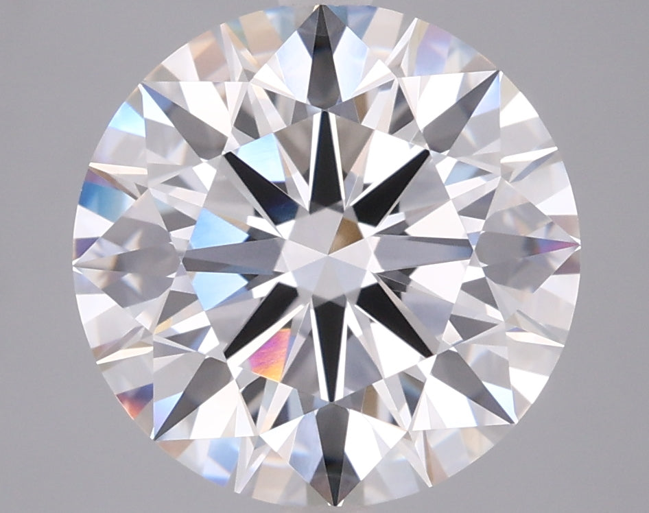 5.03 Carat Round Shaped, Ideal Cut, D Color, VVS2 Clarity, IGI Certified Lab Grown Diamond