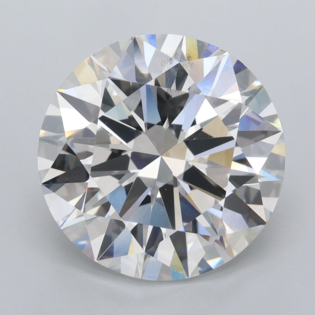 5.01 Carat Round Shaped, Ideal Cut, E Color, VS2 Clarity, IGI Certified Lab Grown Diamond