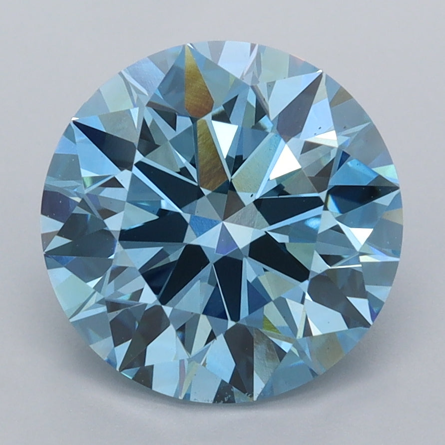 3.50 Carat Round Shaped, Ideal Cut, VS2 Clarity, IGI Certified Lab Grown Diamond