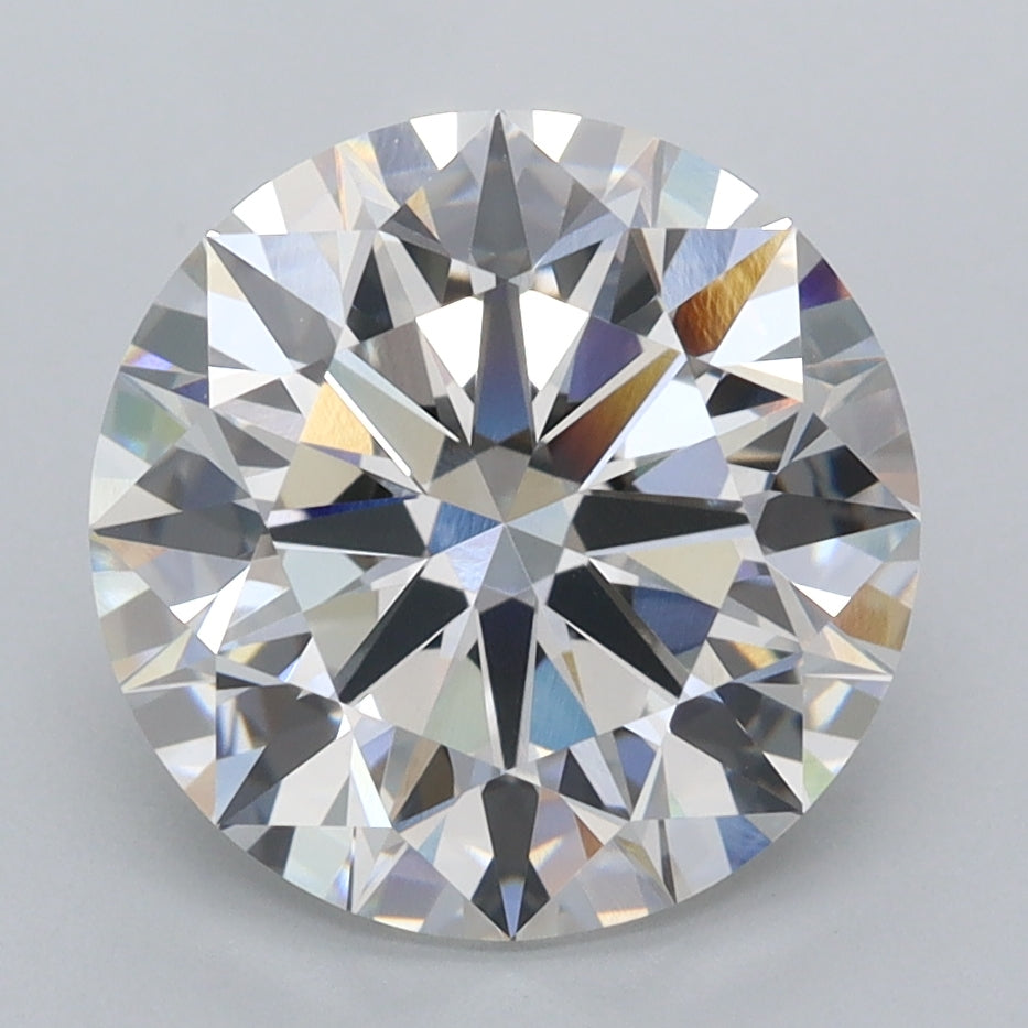 4.01 Carat Round Shaped, Ideal Cut, F Color, VVS2 Clarity, IGI Certified Lab Grown Diamond