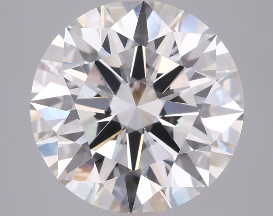 4.02 Carat Round Shaped, Ideal Cut, F Color, VVS2 Clarity, IGI Certified Lab Grown Diamond