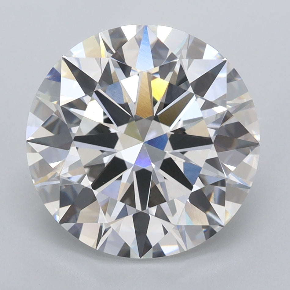 4.01 Carat Round Shaped, Ideal Cut, D Color, VVS2 Clarity, IGI Certified Lab Grown Diamond