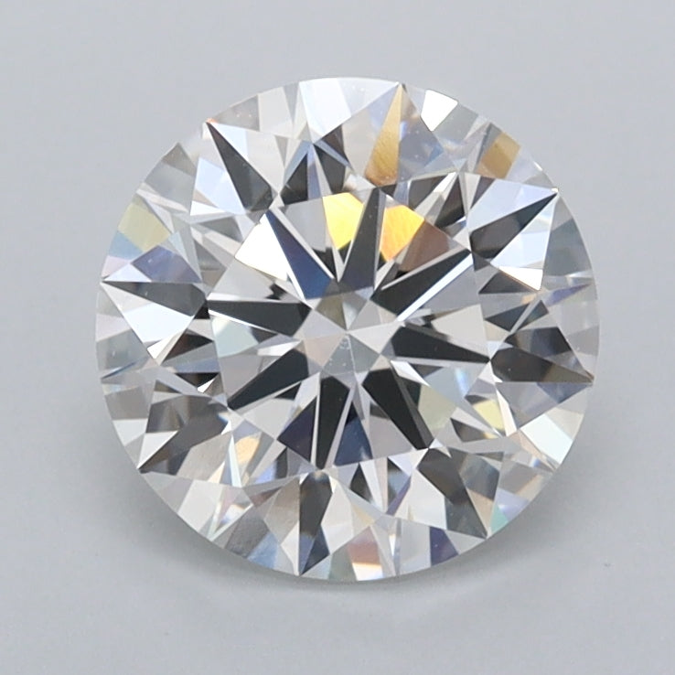 1.57 Carat Round Shaped, Ideal Cut, D Color, VVS1 Clarity, IGI Certified Lab Grown Diamond