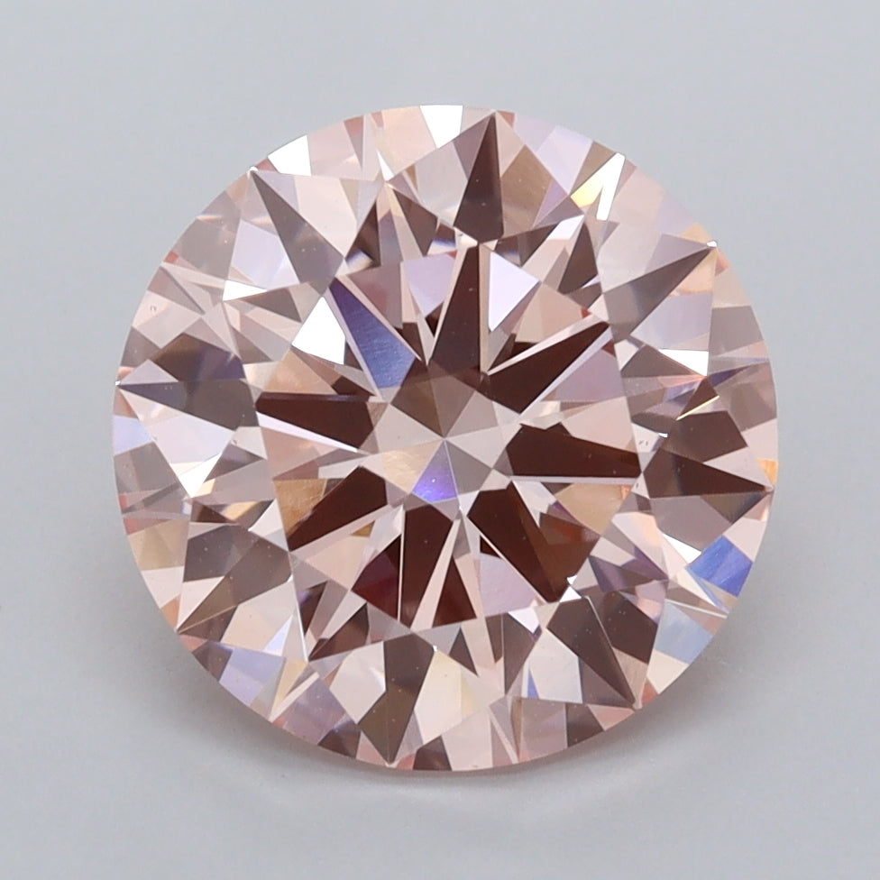 3.56 Carat Round Shaped, Ideal Cut, VS1 Clarity, IGI Certified Lab Grown Diamond