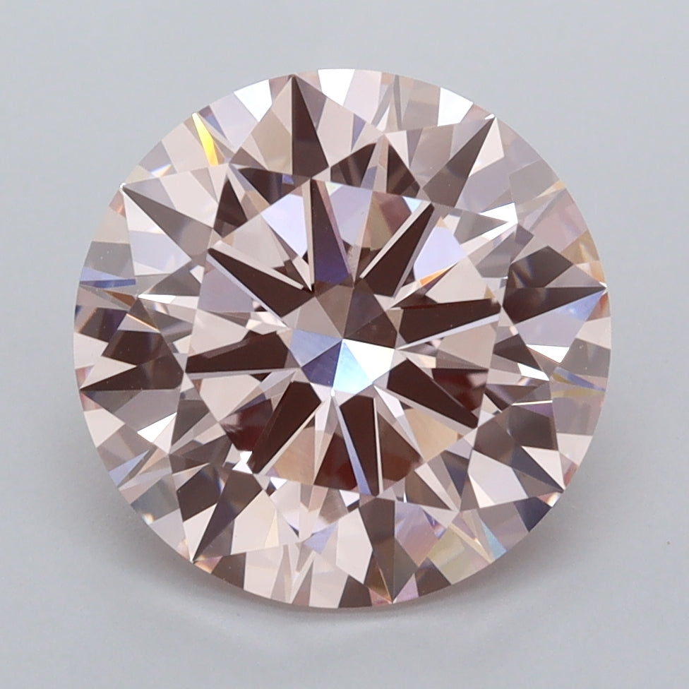 3.90 Carat Round Shaped, Ideal Cut, VVS2 Clarity, IGI Certified Lab Grown Diamond