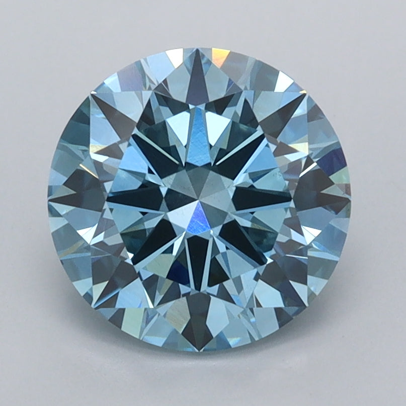 2.01 Carat Round Shaped, Excellent Cut, VS2 Clarity, IGI Certified Lab Grown Diamond