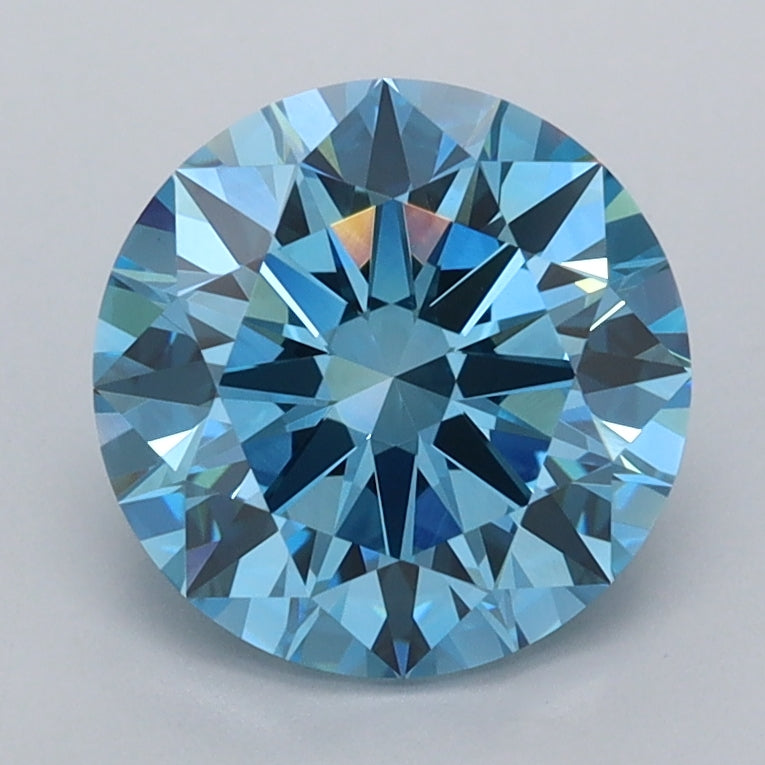 2.00 Carat Round Shaped, Ideal Cut, VVS2 Clarity, IGI Certified Lab Grown Diamond