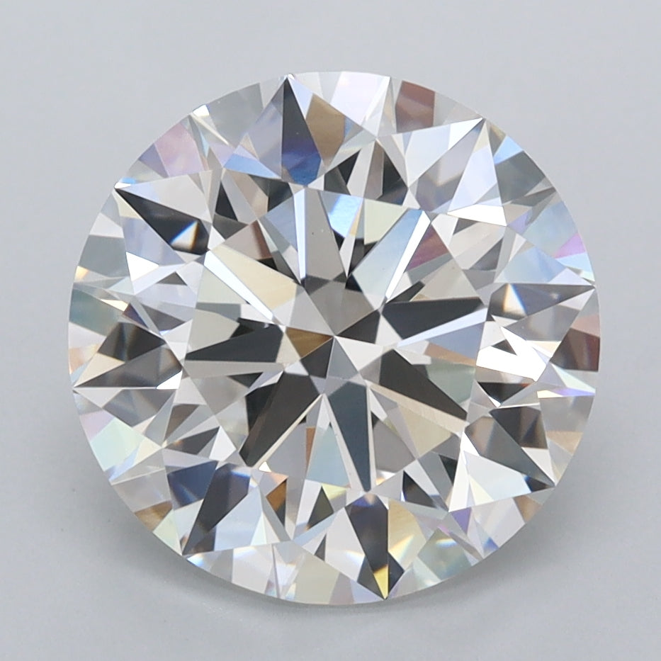 4.01 Carat Round Shaped, Ideal Cut, E Color, VVS2 Clarity, IGI Certified Lab Grown Diamond