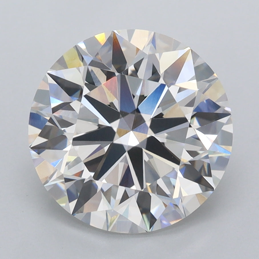 3.49 Carat Round Shaped, Ideal Cut, E Color, VVS2 Clarity, IGI Certified Lab Grown Diamond