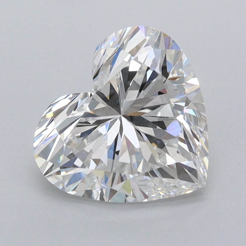 2.01 Carat Heart Shaped, Ideal Cut, E Color, VVS1 Clarity, IGI Certified Lab Grown Diamond