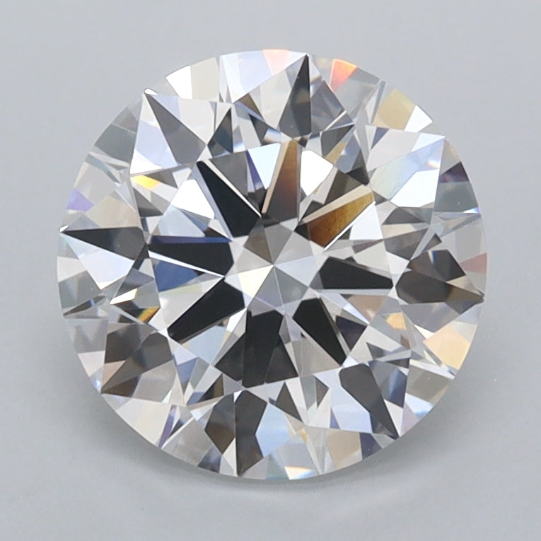 2.06 Carat Round Shaped, Ideal Cut, D Color, VVS2 Clarity, IGI Certified Lab Grown Diamond