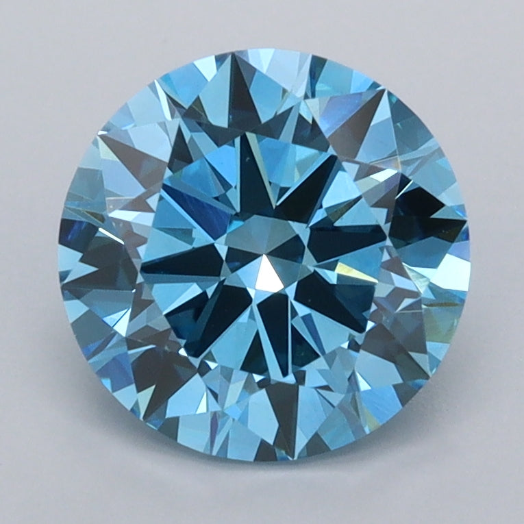 2.00 Carat Round Shaped, Excellent Cut, VS1 Clarity, IGI Certified Lab Grown Diamond
