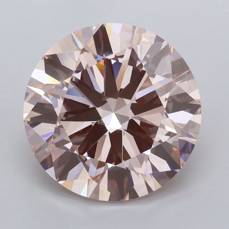3.94 Carat Round Shaped, Ideal Cut, VVS2 Clarity, IGI Certified Lab Grown Diamond