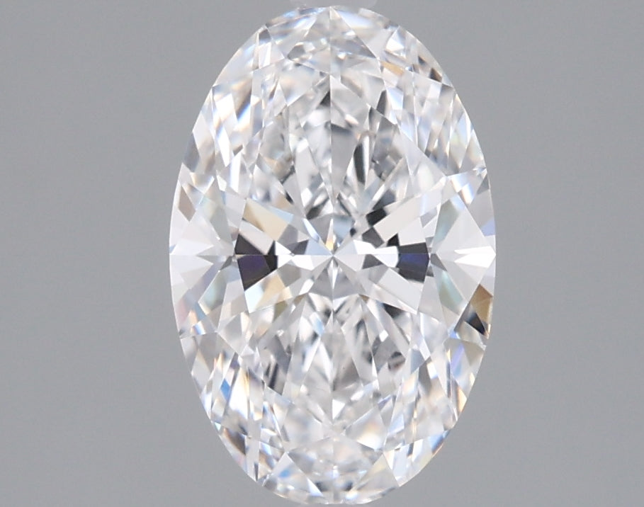 1.55 Carat Oval Shaped, Ideal Cut, D Color, VVS2 Clarity, IGI Certified Lab Grown Diamond