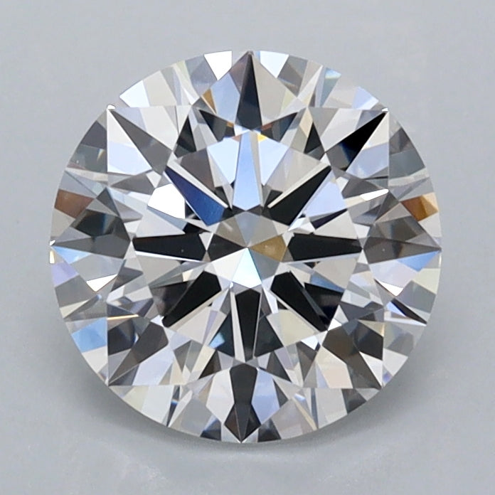 1.52 Carat Round Shaped, Ideal Cut, D Color, VVS2 Clarity, IGI Certified Lab Grown Diamond