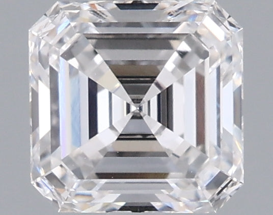 1.02 Carat Asscher Shaped, Excellent Cut, D Color, VVS1 Clarity, IGI Certified Lab Grown Diamond