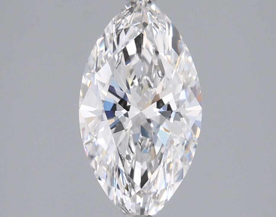 1.57 Carat Marquise Shaped, Ideal Cut, E Color, VVS2 Clarity, IGI Certified Lab Grown Diamond
