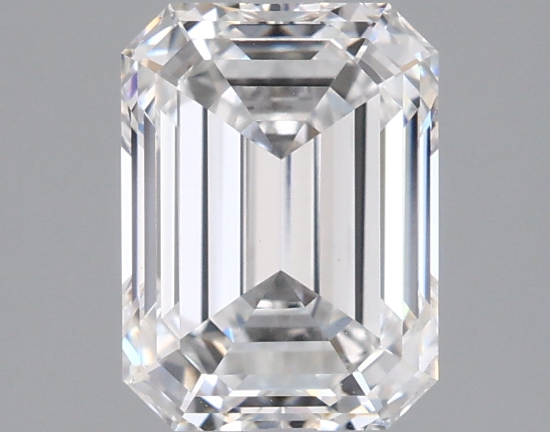 2.05 Carat Emerald Shaped, Ideal Cut, E Color, VVS2 Clarity, IGI Certified Lab Grown Diamond