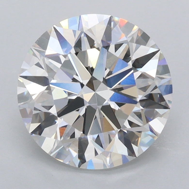 2.53 Carat Round Shaped, Ideal Cut, F Color, VVS1 Clarity, IGI Certified Lab Grown Diamond