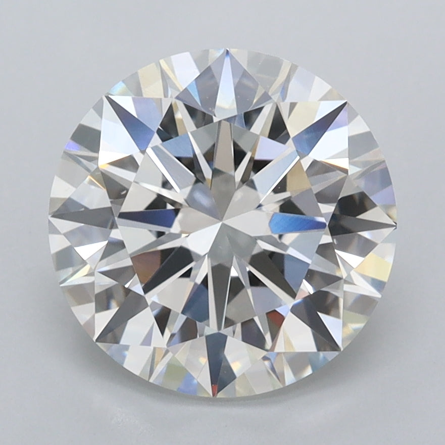 3.02 Carat Round Shaped, Ideal Cut, E Color, VS1 Clarity, IGI Certified Lab Grown Diamond