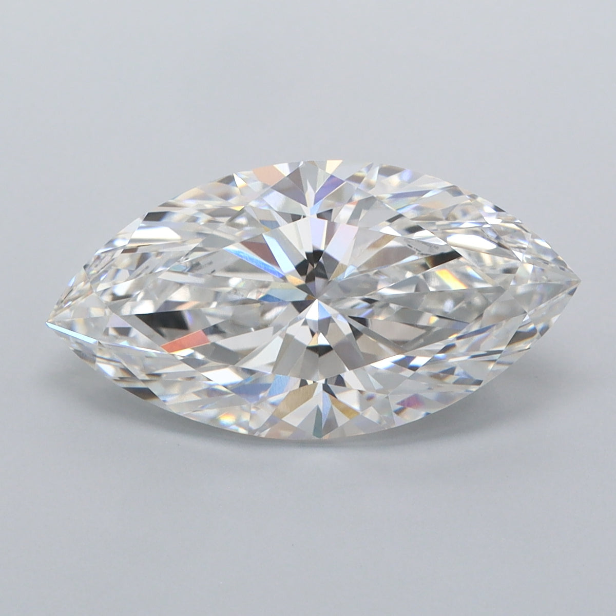 3.53 Carat Marquise Shaped, Ideal Cut, E Color, VVS2 Clarity, IGI Certified Lab Grown Diamond