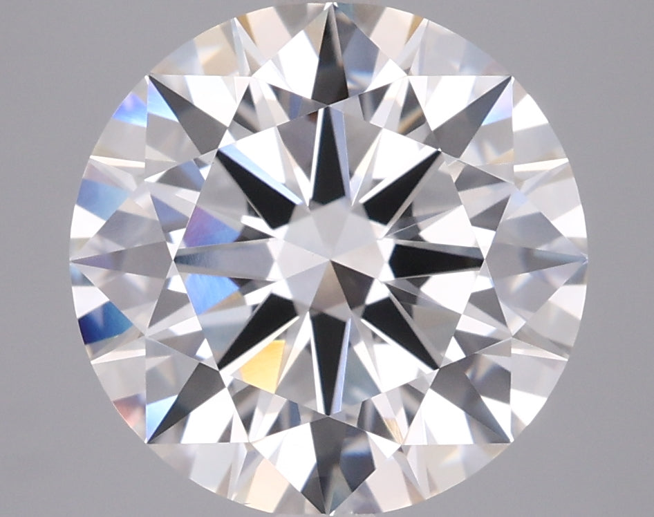 4.01 Carat Round Shaped, Ideal Cut, D Color, VVS2 Clarity, IGI Certified Lab Grown Diamond