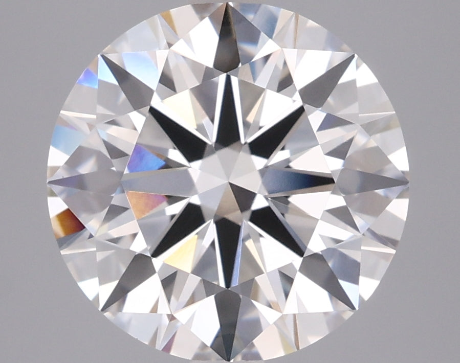 3.50 Carat Round Shaped, Ideal Cut, F Color, VVS2 Clarity, IGI Certified Lab Grown Diamond