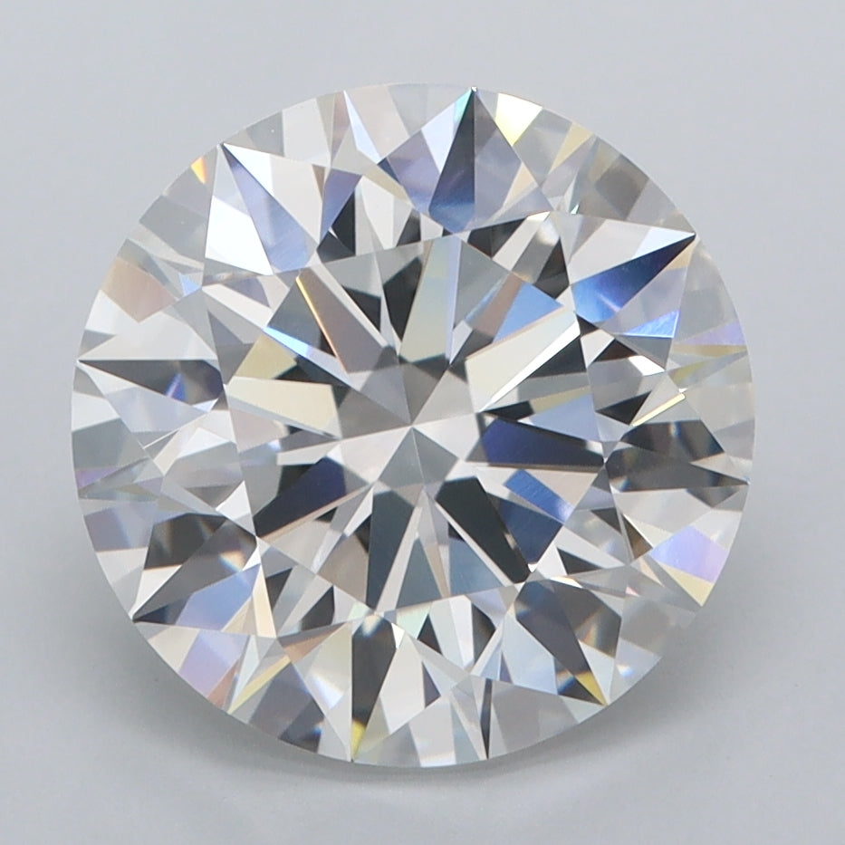 3.96 Carat Round Shaped, Excellent Cut, E Color, VVS2 Clarity, IGI Certified Lab Grown Diamond