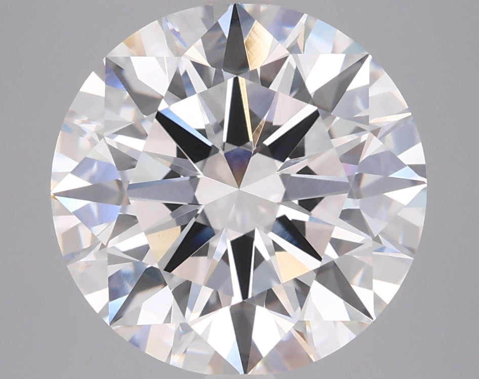 5.08 Carat Round Shaped, Ideal Cut, F Color, VVS2 Clarity, IGI Certified Lab Grown Diamond