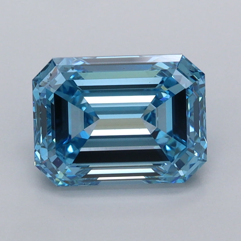 1.94 Carat Emerald Shaped, Ideal Cut, VVS2 Clarity, IGI Certified Lab Grown Diamond
