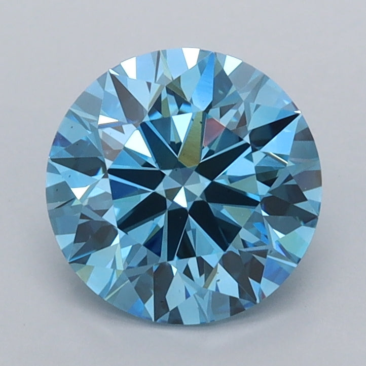 1.52 Carat Round Shaped, Ideal Cut, VVS1 Clarity, IGI Certified Lab Grown Diamond