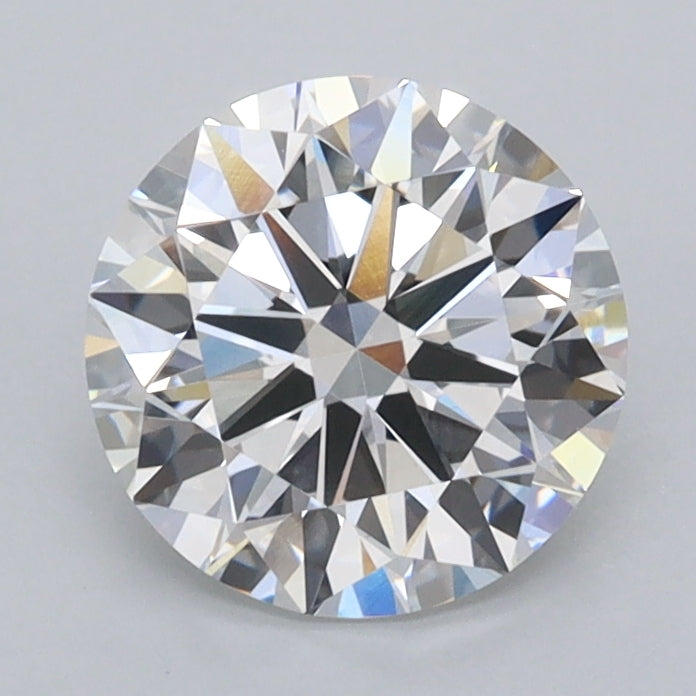1.51 Carat Round Shaped, Ideal Cut, D Color, VVS2 Clarity, IGI Certified Lab Grown Diamond