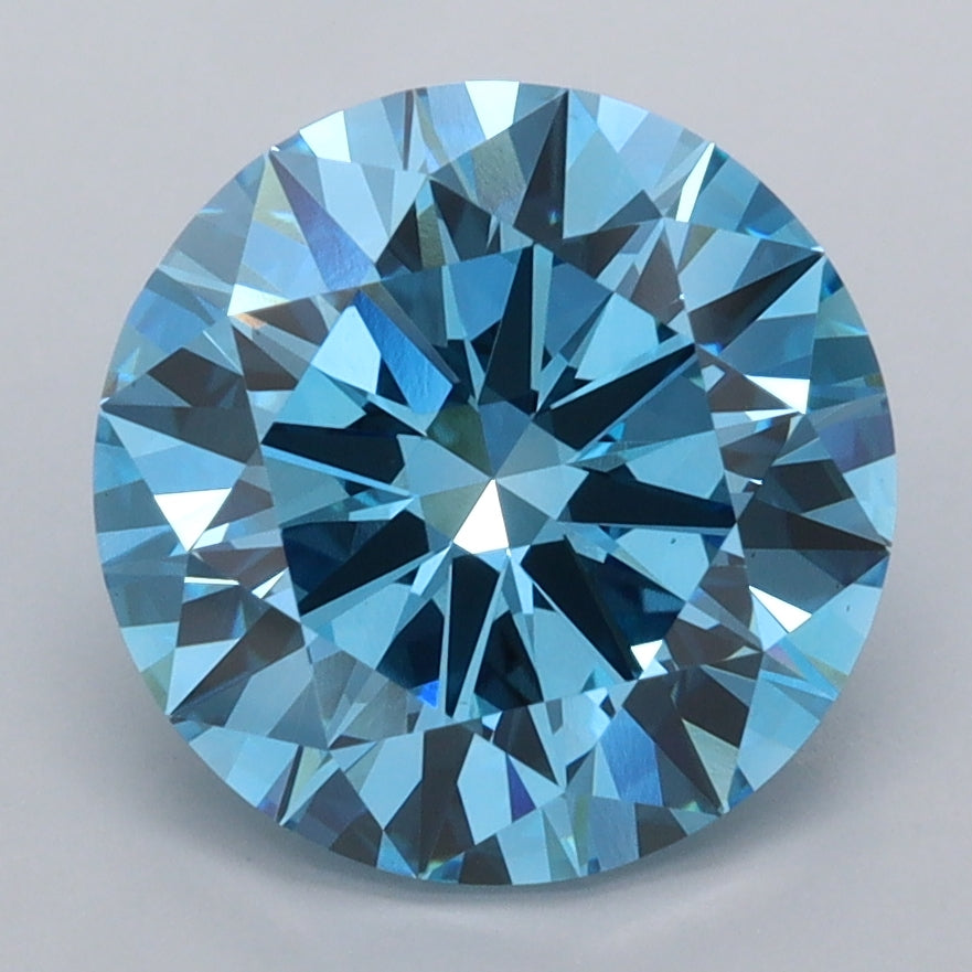 3.51 Carat Round Shaped, Ideal Cut, VS1 Clarity, IGI Certified Lab Grown Diamond